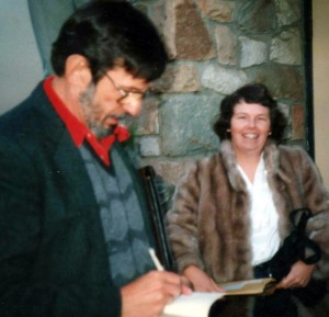 Barbara Walker and Leonard Nimoy